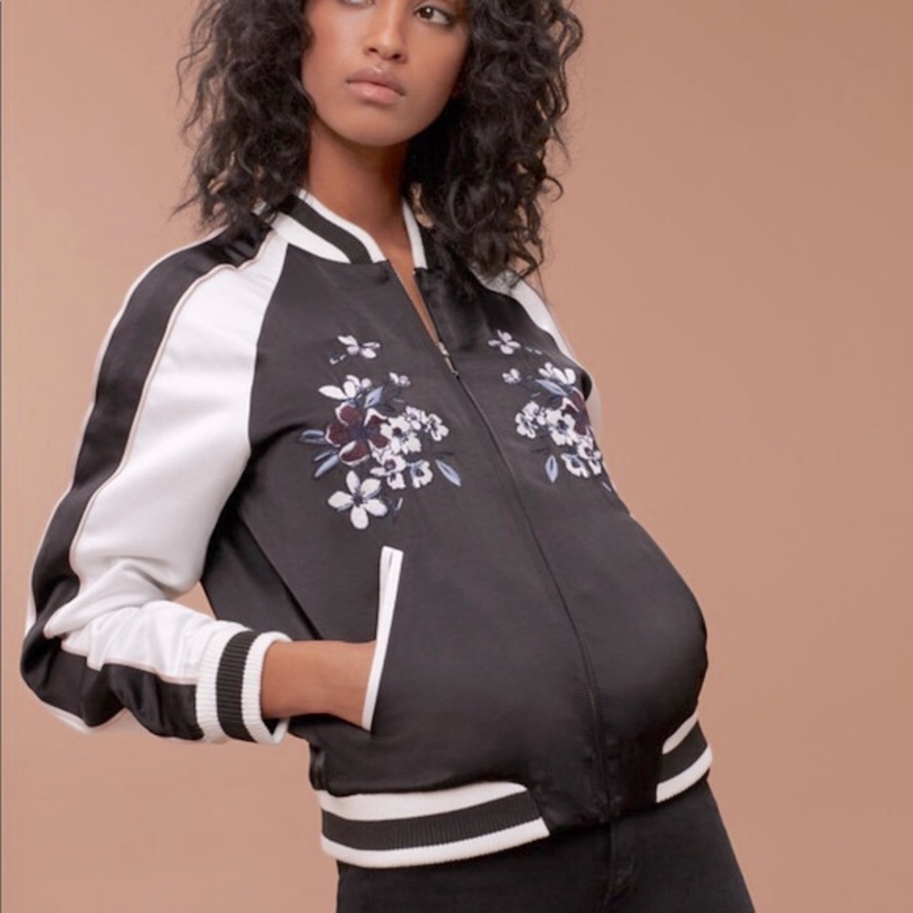 Aritzia Talula Embroidered Jacket